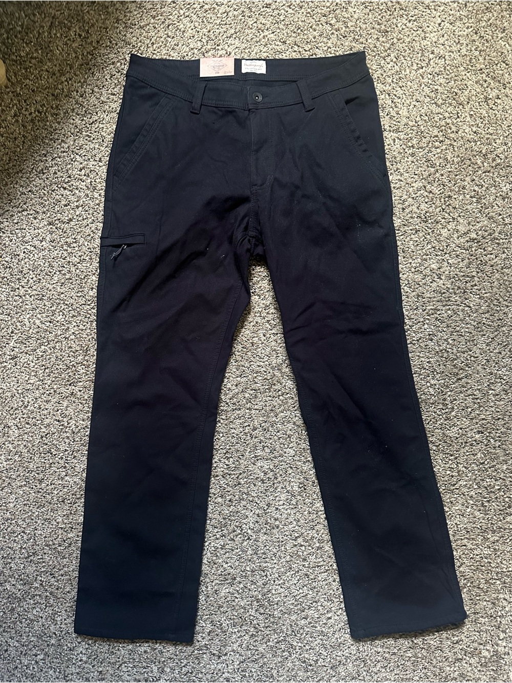 Weatherproof Black Men's Fleece Lined Pants - Picture 2 of 6